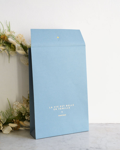 La petite pochette cadeau en papier 22 x 33 cm – émoi émoi