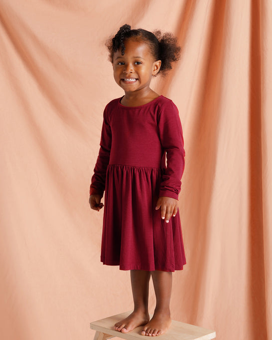 Robe cheap bordeaux enfant