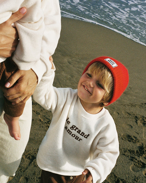 Le bonnet Family forever enfant - Mackie of Scotland x émoi émoi - rouge - émoi émoi   - 1 