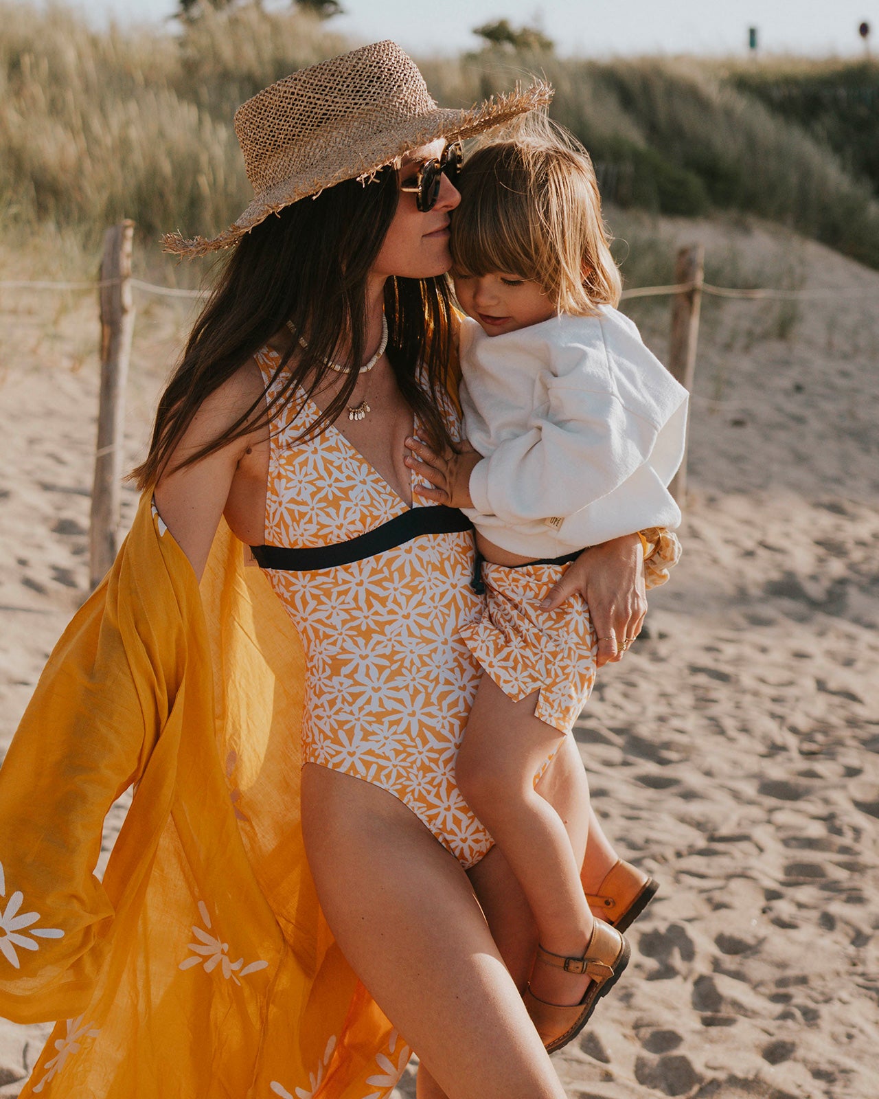 Le maillot une pièce Pâquerettes femme - Gili