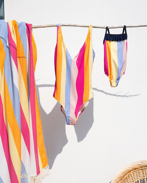 Le maillot une pièce Rainbow enfant - Gili's x émoi émoi - émoi émoi   - 2 