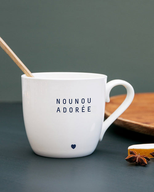 Le mug Nounou adorée - émoi émoi   - 2 