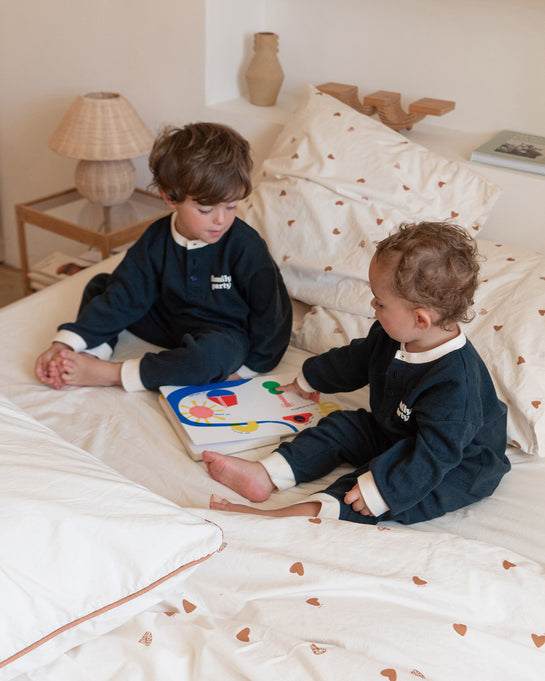 Parure de lit Enfant en coton bio - Bonsoirs