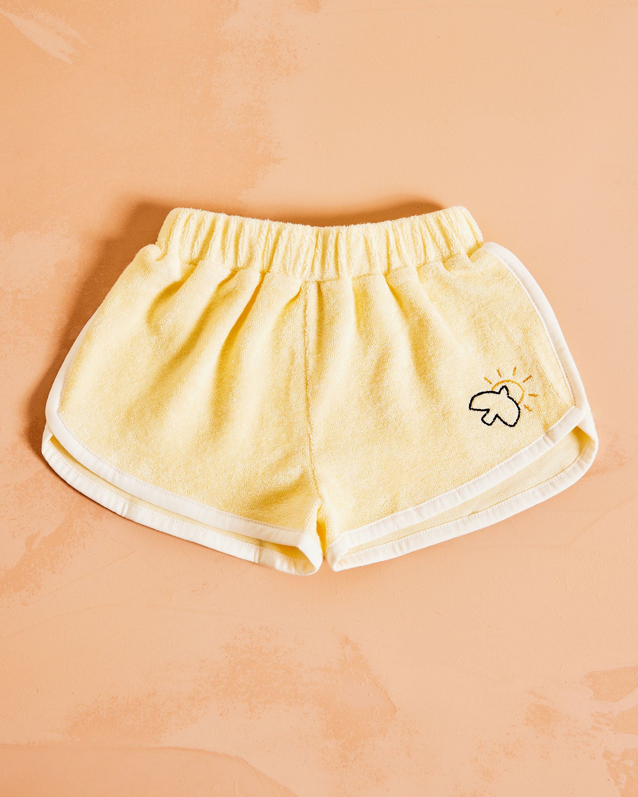 Le short Sunny en éponge - vanille