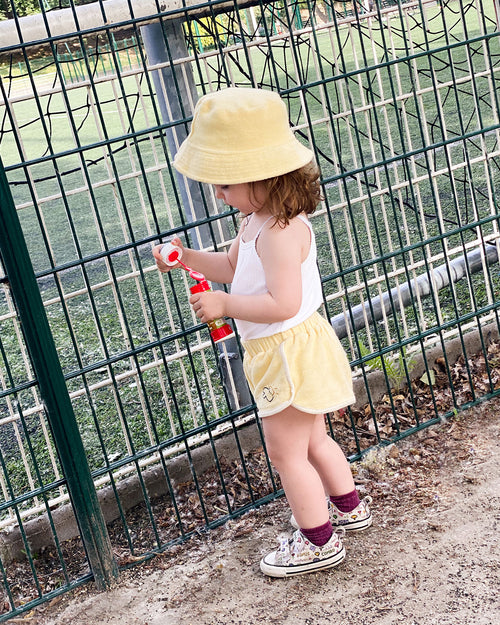 Le short Sunny en éponge - vanille - émoi émoi   - 2 